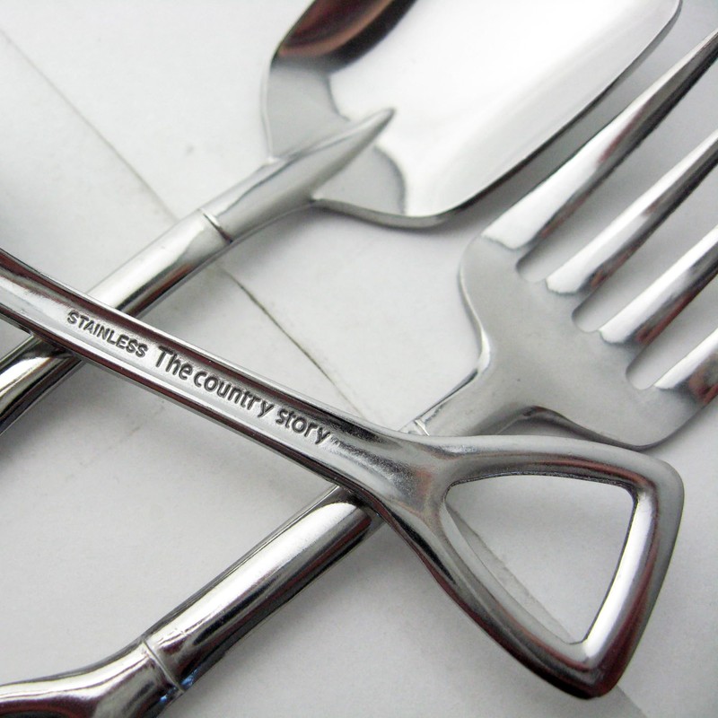 Nagao Tsubamesanjo Country Story Petite Cutlery, Set of 3, Made