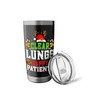 Clear Lungs Happy Patients Respiratory Therapist Christmas Stainless Steel Insulated