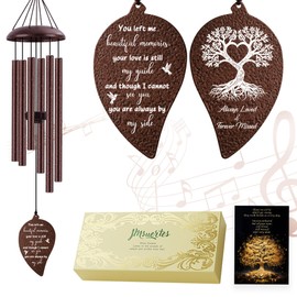 Memorial Wind Chimes for Outside, Sympathy Gift for Loss of Loved One Mom Dad, Ideal for Funeral, Bereavement Condolence Remembrance Gifts