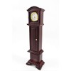 Melody Jane Dolls House Working Grandfather Clock Mahogany Miniature Hall