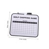 Kisangel Golf Scoreboard Erasable Plastic Clip Double-Sided Writing Board Golf
