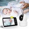 Baby Monitor with 5 Inch HD Display WiFi 2x Zoom