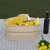 JMS we create smile 14 Litre Plastic Storage Basket, Oval