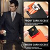MUXILING Slim Wallets for Men Leather Money Clip RFID Blocking