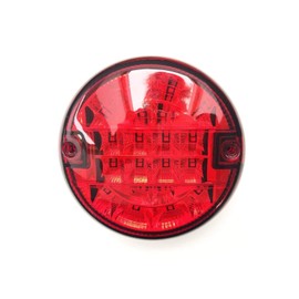 LED Rear Fog Light Fog Light Round Diameter 140 mm for Trailers Lorries Cars etc.