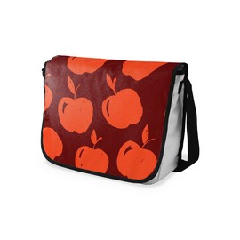 Le Jardin du Lin Digital Bedruckte Messenger Schultaschen mit Schwarzem Riemen für Mädchen und Jungen, Zurück zur Schule, Kuriertaschen für Schüler, Umhängetaschen, Größe: 29x36 Cm