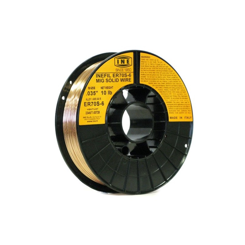 INEFIL ER70S-6 .035-Inch on 10-Pound Spool Carbon Steel Mig Solid