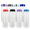 Large capacity 700ml graduated plain bottle tumbler diet health water