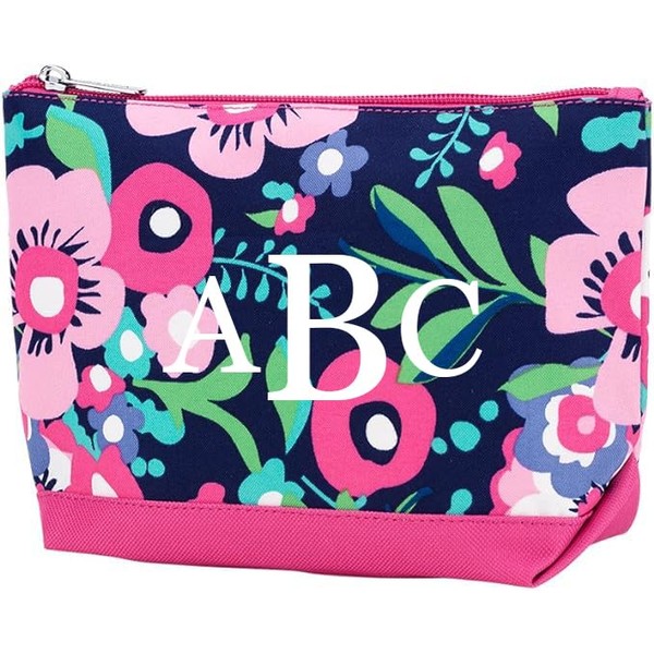 101 BEACH Personalized with a Monogram Bold Pink Flower Print