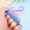 6Pcs Ergonomic Handle Nail Cleaning Brush Comfortable Plastic Handle Scrubbing