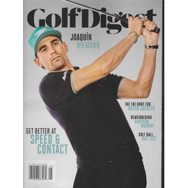 Golf Digest Magazine May 2025 Joaquin Niemann