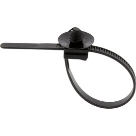 12 x Black Anchor Neck Strap for Renault Peugeot PSA Citroen Volkswagen Opel Rover 140mm x 5mm