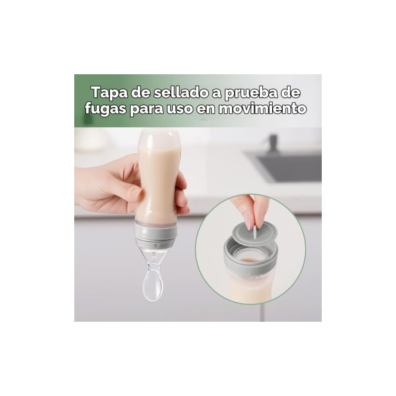 haakaa Cuchara Dosificadora De Silicona Para Comida De Bebé, 113