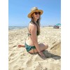 FURTALK Womens Mens Wide Brim Straw Panama Hat Fedora Summer