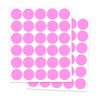 Yeachlaing 1" Round Colored Dot Stickers Labels,660 Pack,Pink