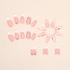 24 Pcs Acrylic Press on Nails - Medium Long Square