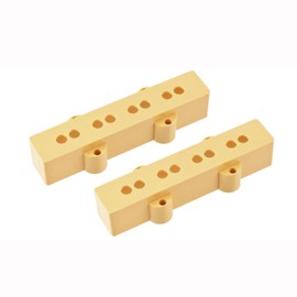 Allparts PC0953-028 CREAM PICKUP COVER SET JAZZ BASS Cream