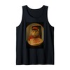 Orange Tabby Cat Pizza Delivery Peephole Tank Top