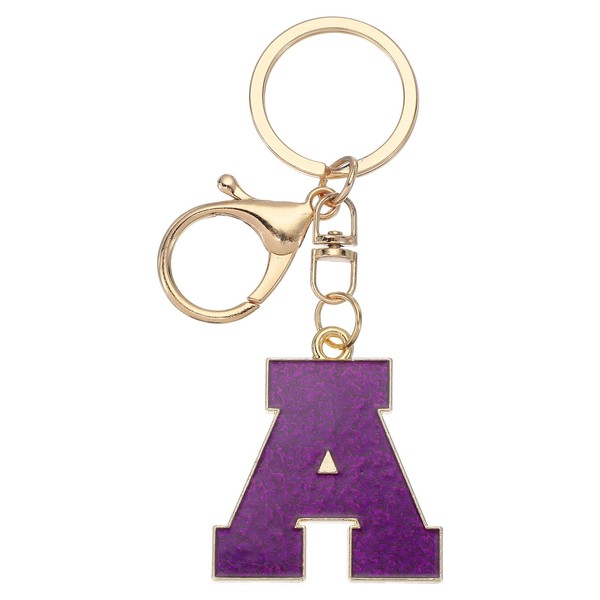 PATIKIL Initial Letter Keychain, Alphabet Letter Bag Charm Letter A,