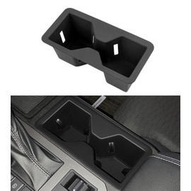 Center Console Cup Holder Insert Compatible with 2024 2025 Toyota Land Cruiser 250 1958 Prado LC250 J250, Upgraded Soft Silicone Drink Cup Holder Inserts Liner Interior Accessories (Black)