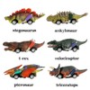 DINOBROS Dinosaur Toy Pull Back Cars,6 Pack Dino Toys for