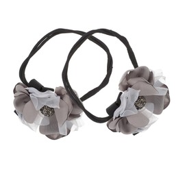 FOMIYES 2pcs Flower Hair Ties Elastic Bands for Women Girls Lightweight Floral Hair Accessories for Everyday Use for Parties Travel and School