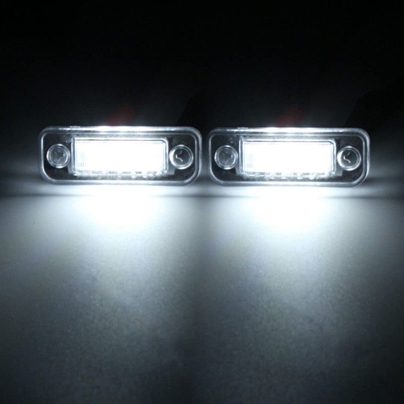 2pcs LED License Plate Light Error Free for M-erc-edes for