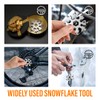 Pole Tip 18 in 1 Snowflake Multi Tool, Stocking Fillers