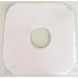 Vinyl Provisions 12" White Paper Inner Record Sleeves 33 1/3 RPM Paper Rounded Corners (50)