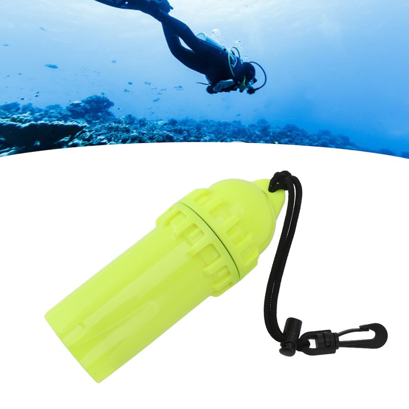 Scuba Diving Snorkeling Dry Box Underwater Waterproof Cylindrical Dry Box