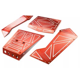 For Axial Precision Aluminum Alloy Panel Kit for Axial 1/8 Yeti XL Rock Racer Buggy
