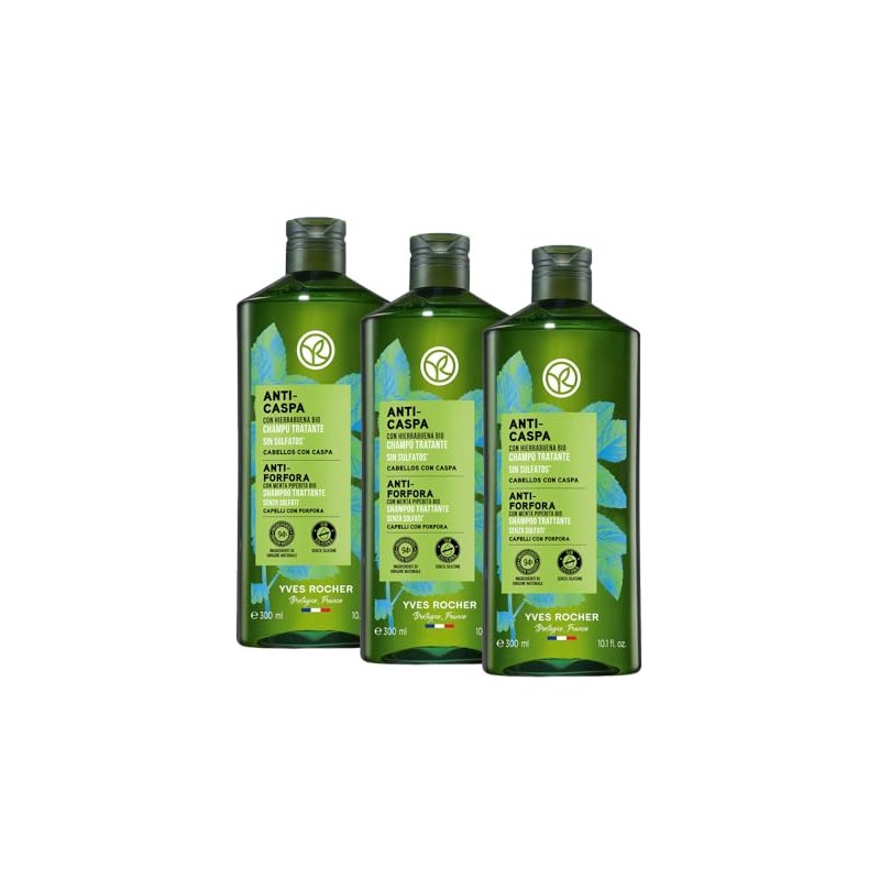Yves Rocher | Set Shampoo Anticaspa | Sin Sulfatos |