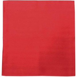 Tea Ceremony Fukusa Eat Cloth for Practice Polyester Material (Red) Approx. 10.8 x 11.0 inches (27.5 x 28 cm)