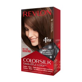 Revlon ColorSilk Hair Color, Medium Rich Brown [47] 1 ea (Pack of 3)