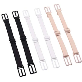 LIUSM Women's Bra Strap Clips Elastic Non-Slip Strap Holder-6PCS