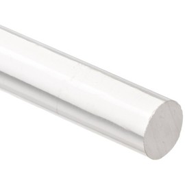 American Educational Acrylic Friction Rod, 3/8" Diameter, 10" Length (Bundle of 5)