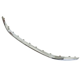 SecosAutoparts Chrome Front Lower Bumper Molding Trim, Compatible with Honda Civic Sedan 2013 2014 2015 Replace# HO1044102 71108TR3A51, Front Center Grille Trim Molding