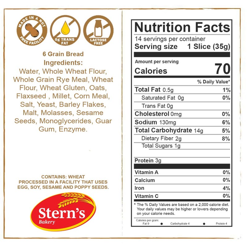 Multigrain Bread-2 Pack-16 oz Per Loaf | Delicious Sandwich Bread