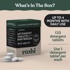 Roobi Detergent Tablets Compatible with Baby Brezza Bottle Washer Pro.