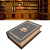Book Shape Storage Box Large Capacity Wooden European Style Decorative