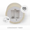 Luminara Tri-Flame Flameless LED Candle, Ivory 5.8" x 5.7", Moving