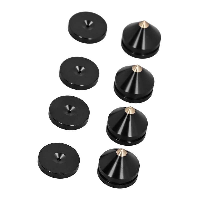 4 Set Speaker Spikes Floor Protector Metal Speaker Isolation Stand