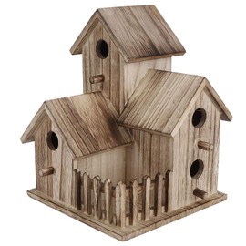 Birdhouse, Wooden Birdhouse Small Outdoor Garden Bird Nesting Box Bird House Pet Supplies Decoration
