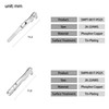 MUYI 5 Kits 2 Pin Way JST Waterproof Connector 26-22