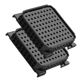 Activated Carbon Filter for Liebherr Refrigerator 9096989 9882460 988246000, Fresh Air Filter for 7440021-00 with Activated Carbon for Refrigerators (Black, Pack of 2)