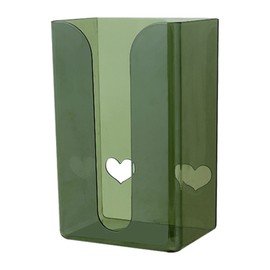 Wall Tissue Box - Transparent Wall-Mounted Bathroom Paper Towel Dispenser - Wall Napkin Box Modern Supplies Storage Organizer for Bathroom
