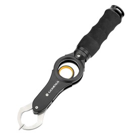 Gomexus Fish Lip Gripper with Scale,Max 40lbs Scale,for Safe Handling Fish,Easy Hook Removal-Ideal Fishing Gifts for Men