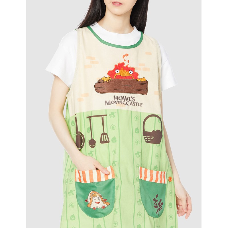 Marushin 1025009600 Studio Ghibli Howl's Moving Castle Orchid-type Apron, In