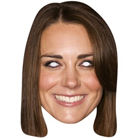 SHATCHI Kate Middleton Face Mask Royal Family Celebrity Fancy Dress Party Accessories Hen Night Do Birthday Street Party Support