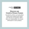 Creative Letter Art 8 Opening Driftwood Picture Frame with Glass